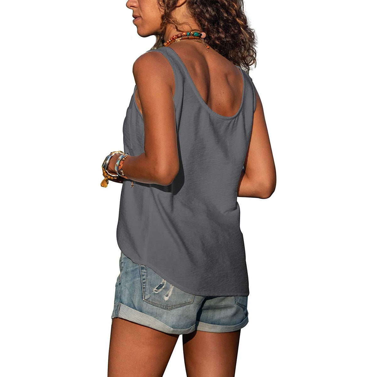 Alma – Elegancki damski tank top na ramiączkach