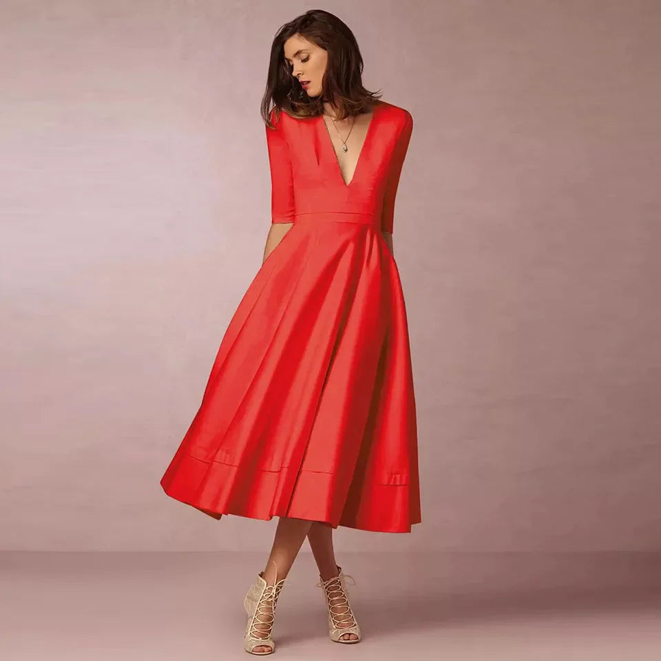 Johanna – Elegant A-line Dress for Women - Image 6