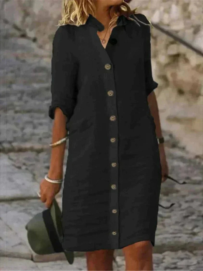 Leah – Half-sleeved Summer Dress - Image 2