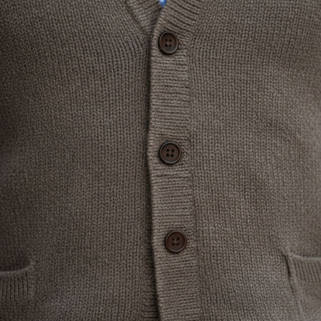 Walter – Stylish Knit Buttoned Vest for Men - Image 2