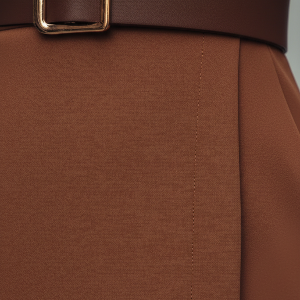 Doreen – Elegant Belted Midi Dress for Women - Image 3