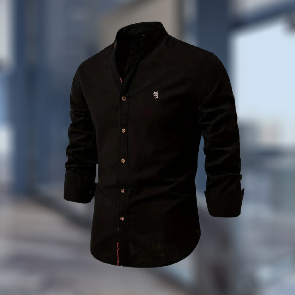 Robert – Casual shirt with a stand-up collar for Men - Image 7