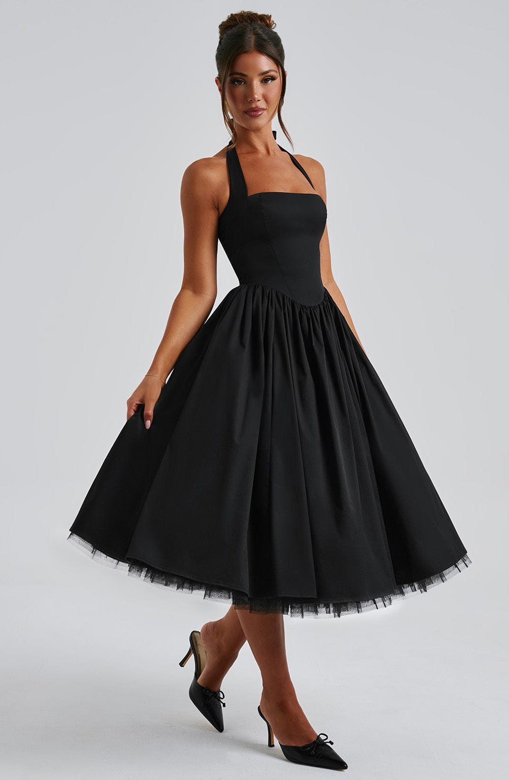 Lea – Elegant Halter-Neck Dress for Women - Image 12