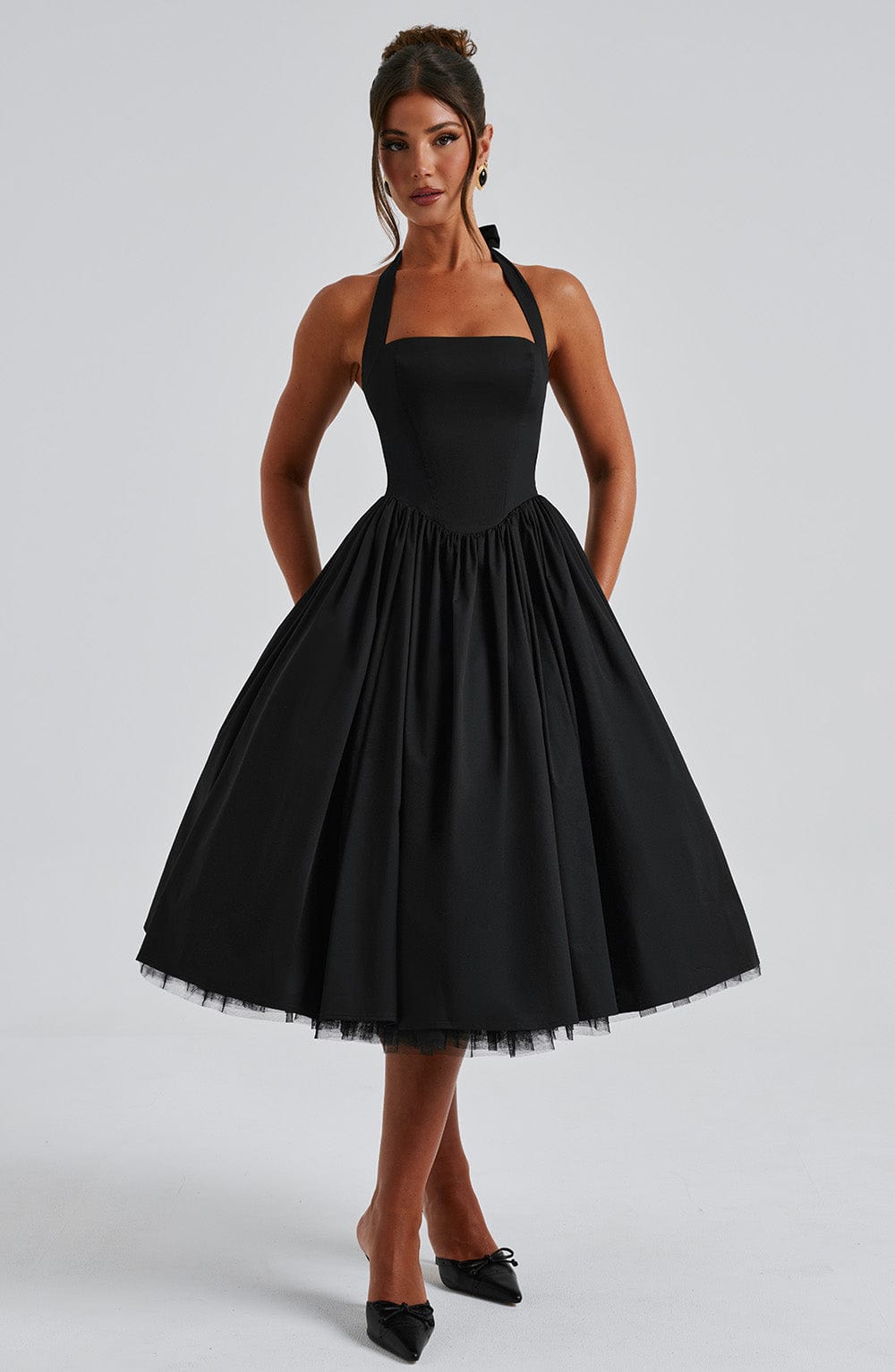 Lea – Elegant Halter-Neck Dress for Women - Image 9