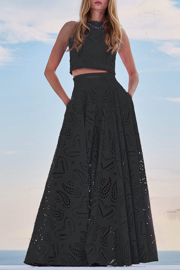 Claudia – Embroidered Lace Two-Piece Set for Women - Image 24