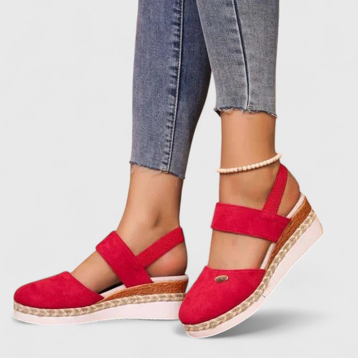 Aria – Stylish Wedge Sandals - Image 11