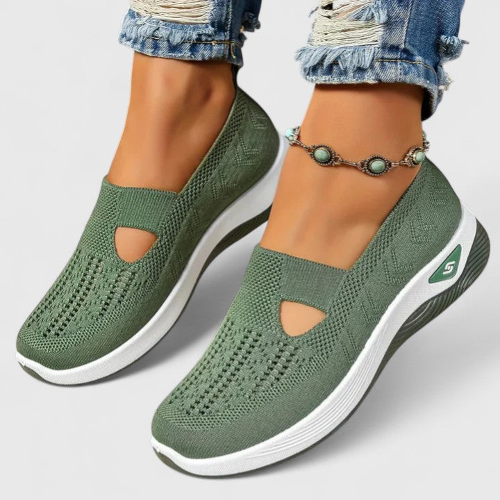 Emilia – Women Slip-On Mesh Walking Sneakers - Image 7