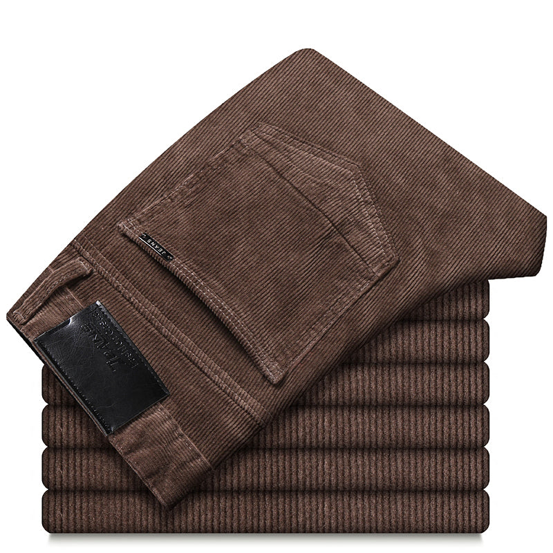 Paweł – Męskie Sztruksowe Spodnie Slim Fit