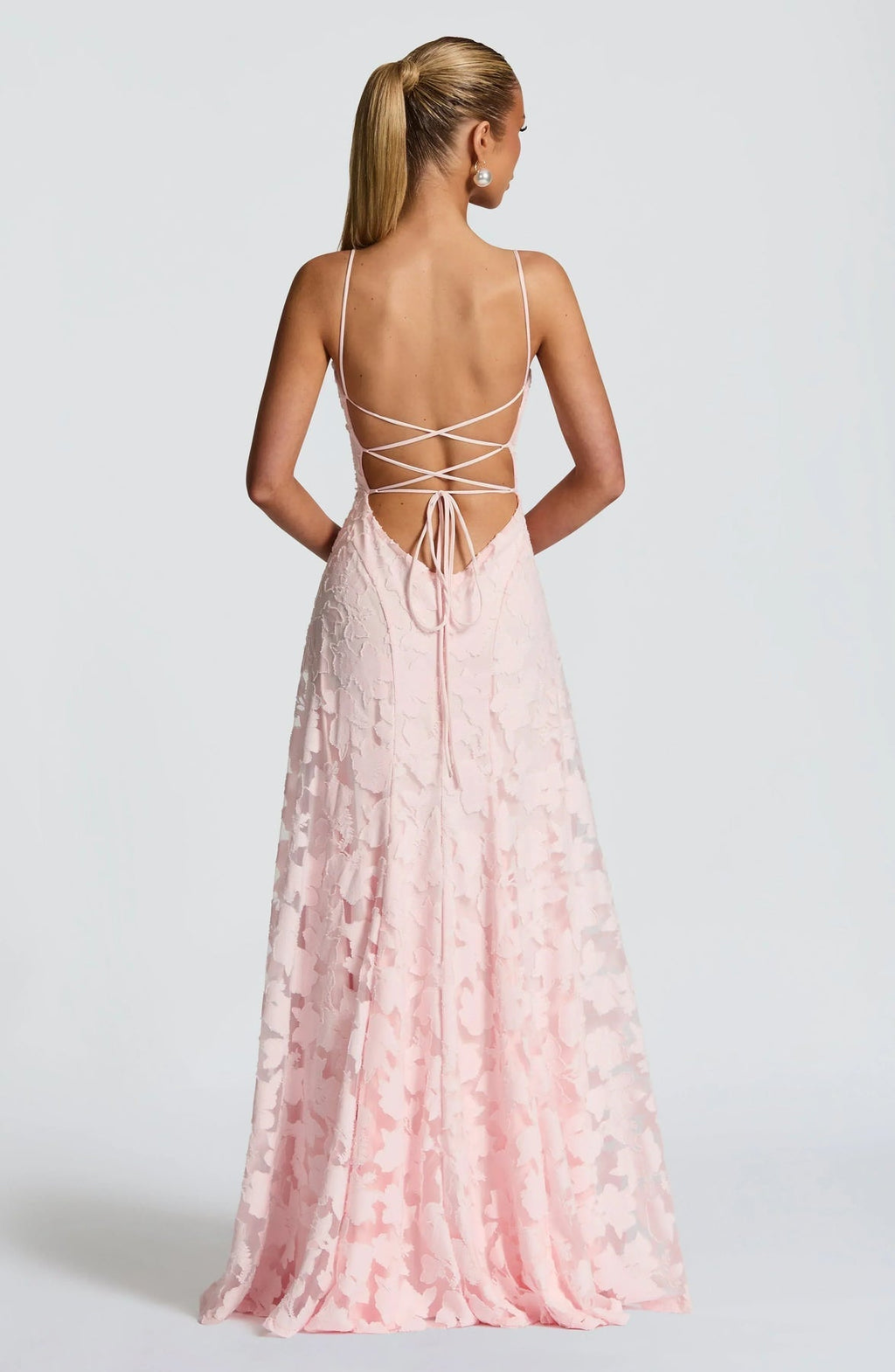 Maxi Dress Women's Floral Lace with Spaghetti Straps - Image 18