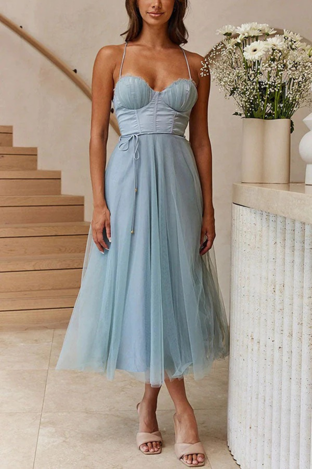 Franziska – Elegant Flowing Wedding Guests Dress - Image 6