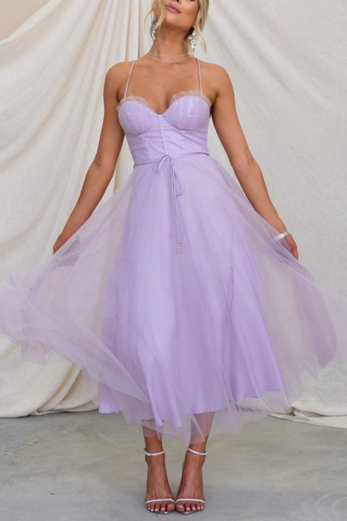 Franziska – Elegant Flowing Wedding Guests Dress - Image 4