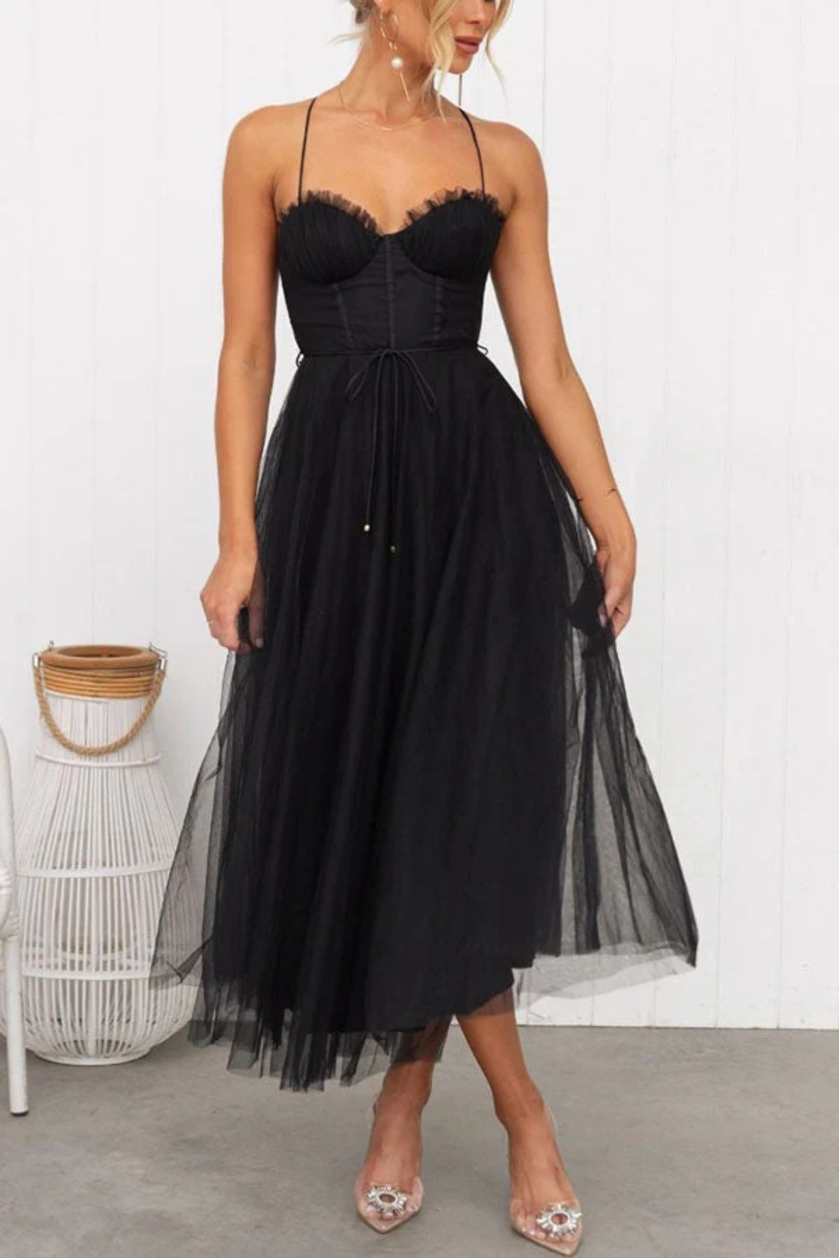Franziska – Elegant Flowing Wedding Guests Dress - Image 1