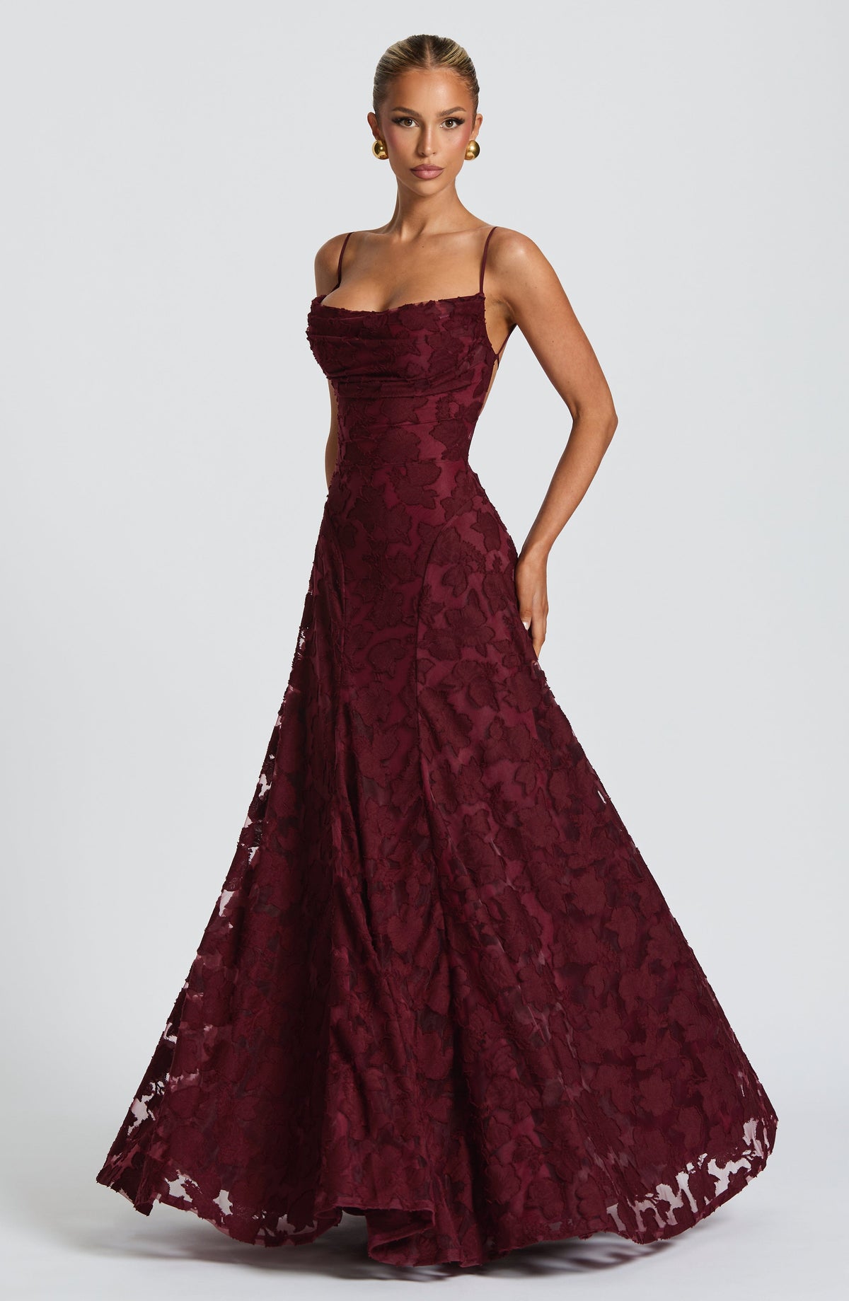 Maxi Dress Women's Elegant Floral Design with Flattering Silhouette - Image 20