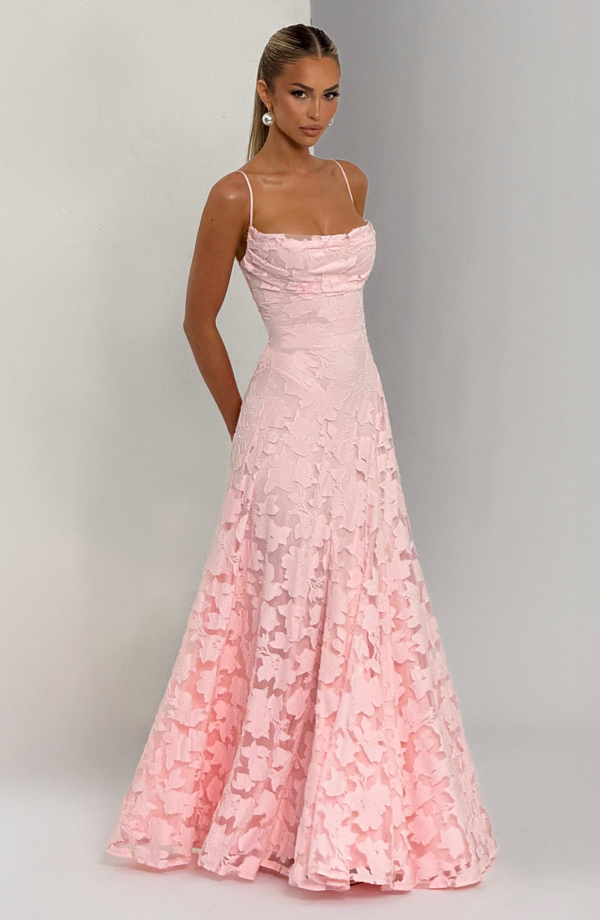 Maxi Dress Women's Elegant Floral Design with Flattering Silhouette - Image 15