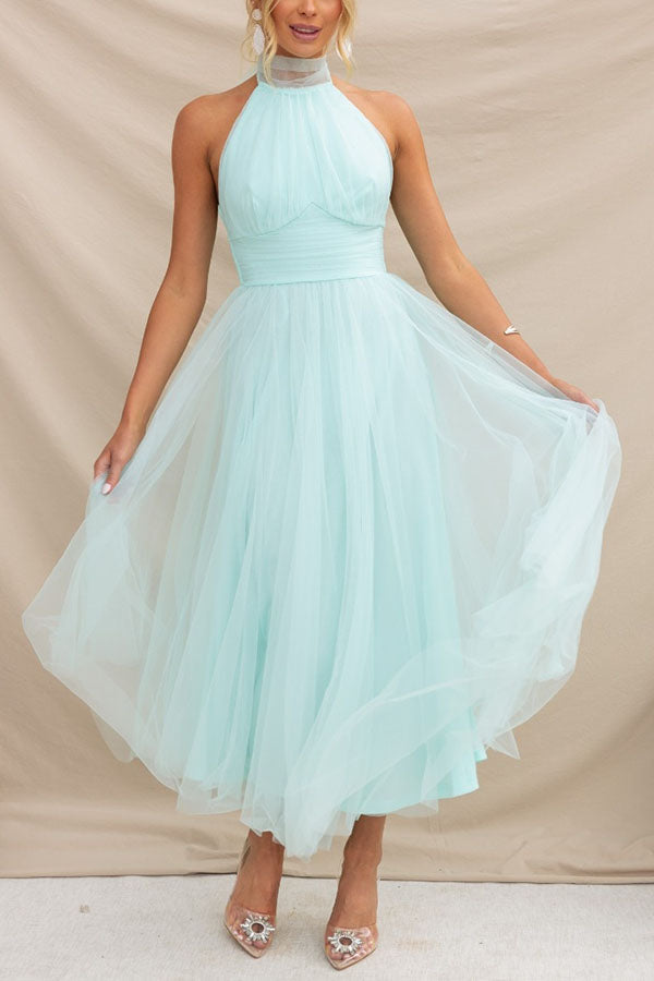 Theresa – Women Elegant Halter Neck Dress - Image 22