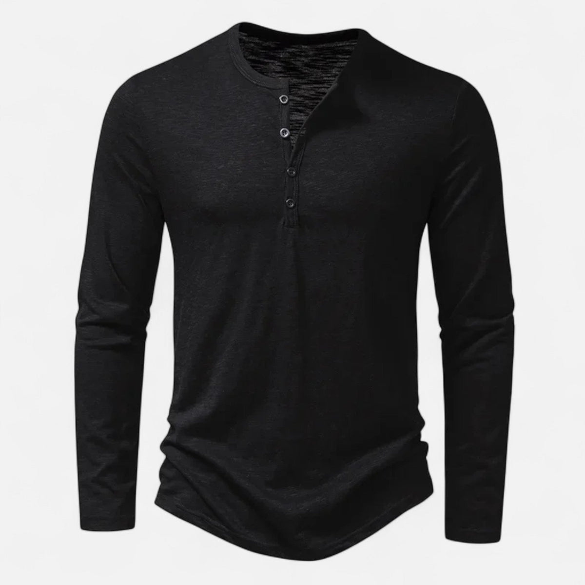 Theo – Long Sleeve Henley Shirt - Image 7
