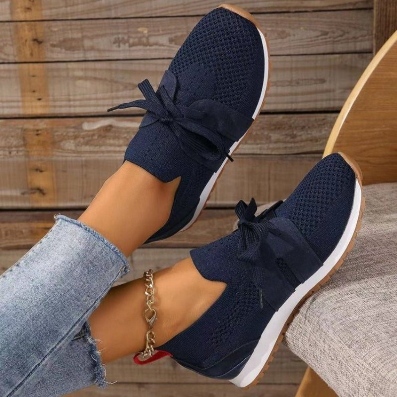 Kirsten – Lace Up Flats Sneakers - Image 4