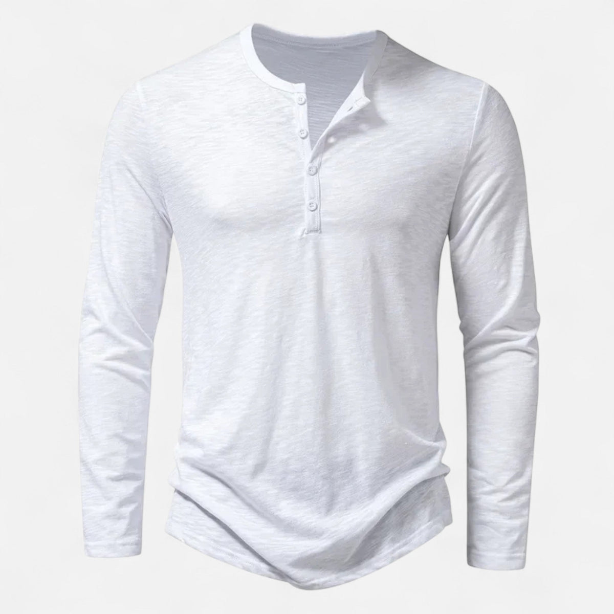 Theo – Long Sleeve Henley Shirt - Image 5