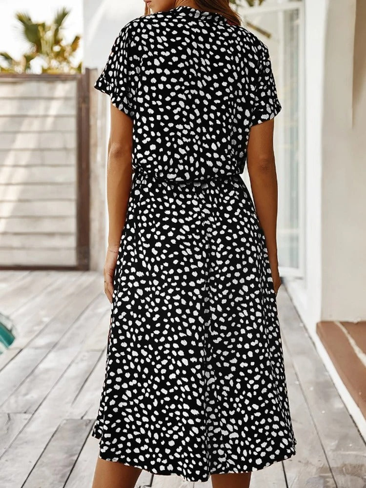 Gerda – Women Printed Midi Dress - Image 13