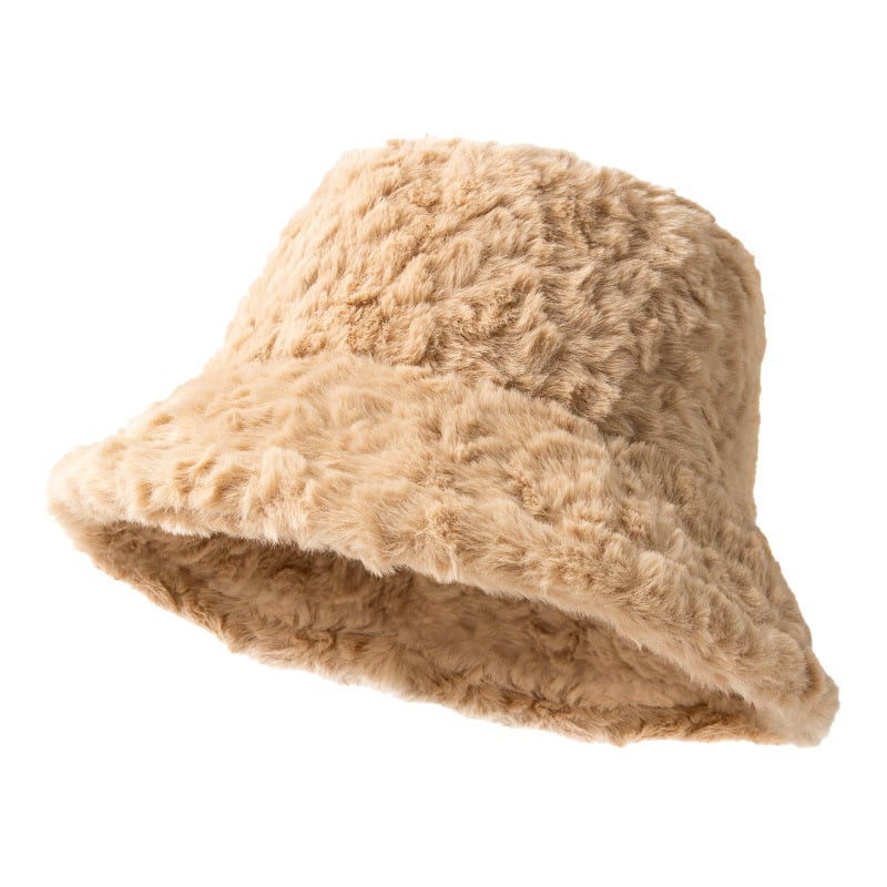 Mila – Damski zimowy bucket hat z miękkim futrzanym wykończeniem