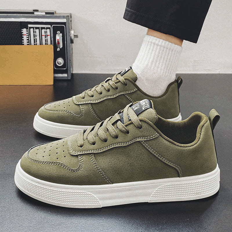 Tomasz – Klasyczne Męskie Sneakersy z Zamszowym Wykończeniem