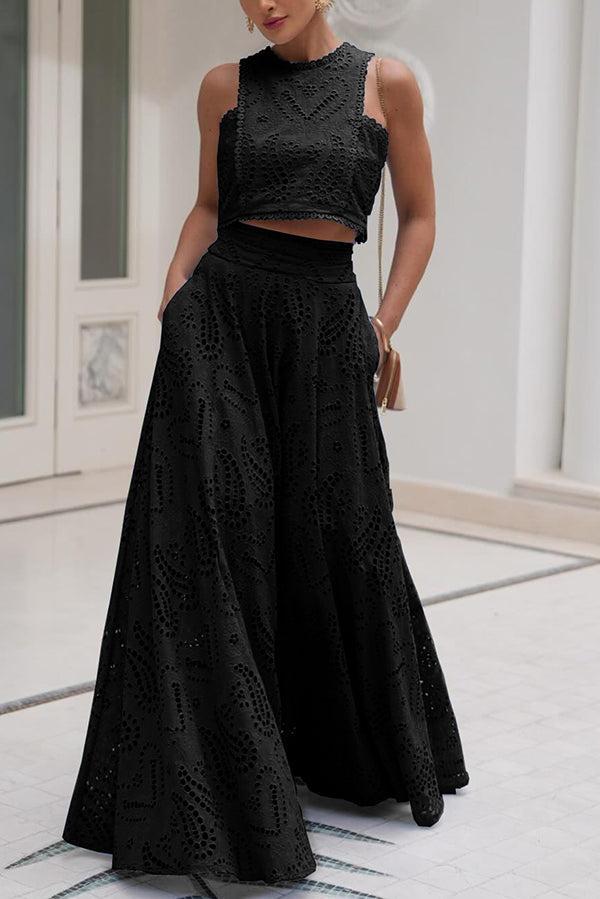 Claudia – Embroidered Lace Two-Piece Set for Women - Image 23
