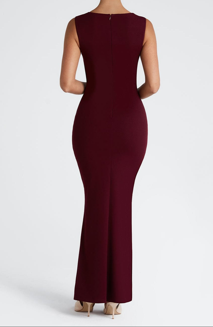 Maia – Damska sukienka maxi o eleganckim, dopasowanym kroju