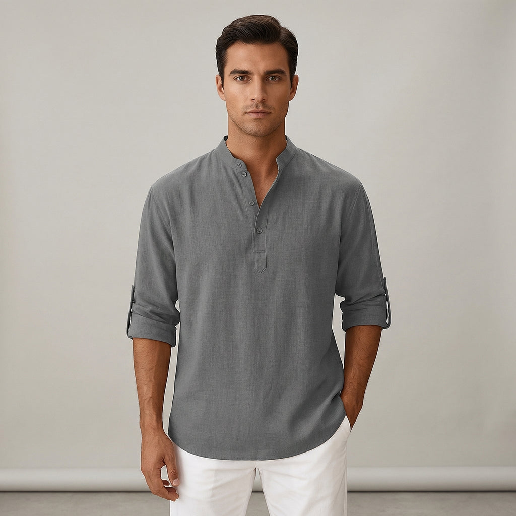 Markus – long sleeves Button-Up Shirt - Image 1