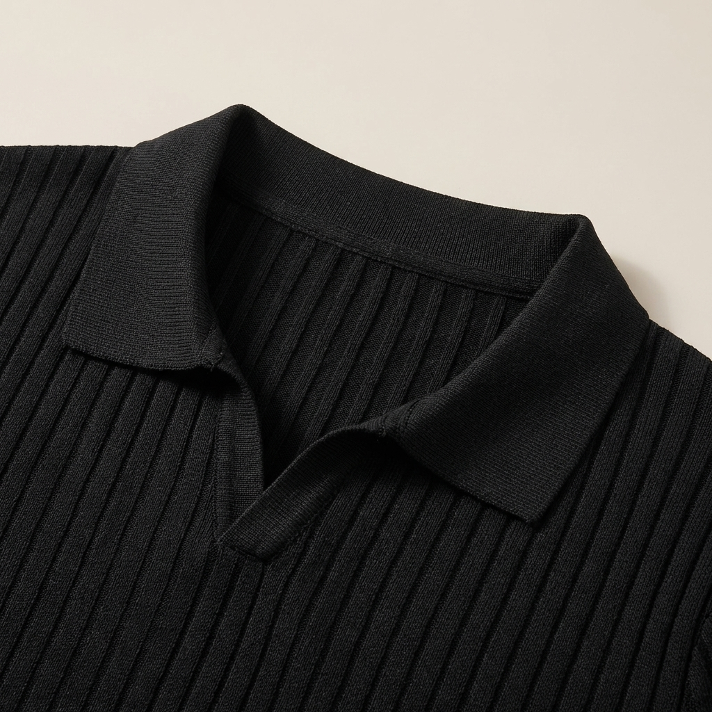Robert – Ribbed Polo Shirt - Image 2