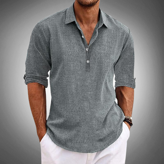 Karl – Long Sleeve Button-Down Shirt - Image 10