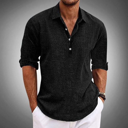 Karl – Long Sleeve Button-Down Shirt - Image 5
