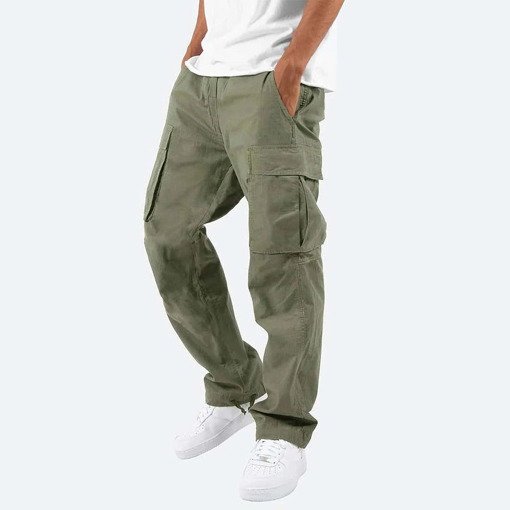 Cargo Pants Women's Relaxed Fit with Elastic Waist - Image 11