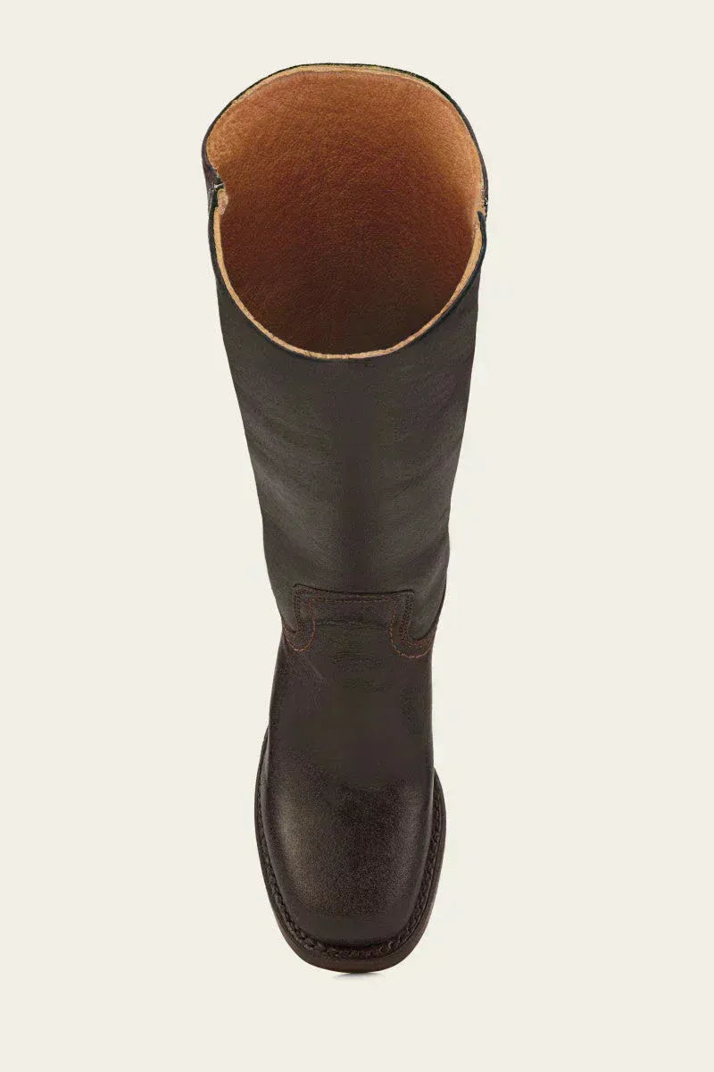 Damskie buty do kolan, elegancki krój z grubym obcasem | L&V - 9 - Livia-Moda