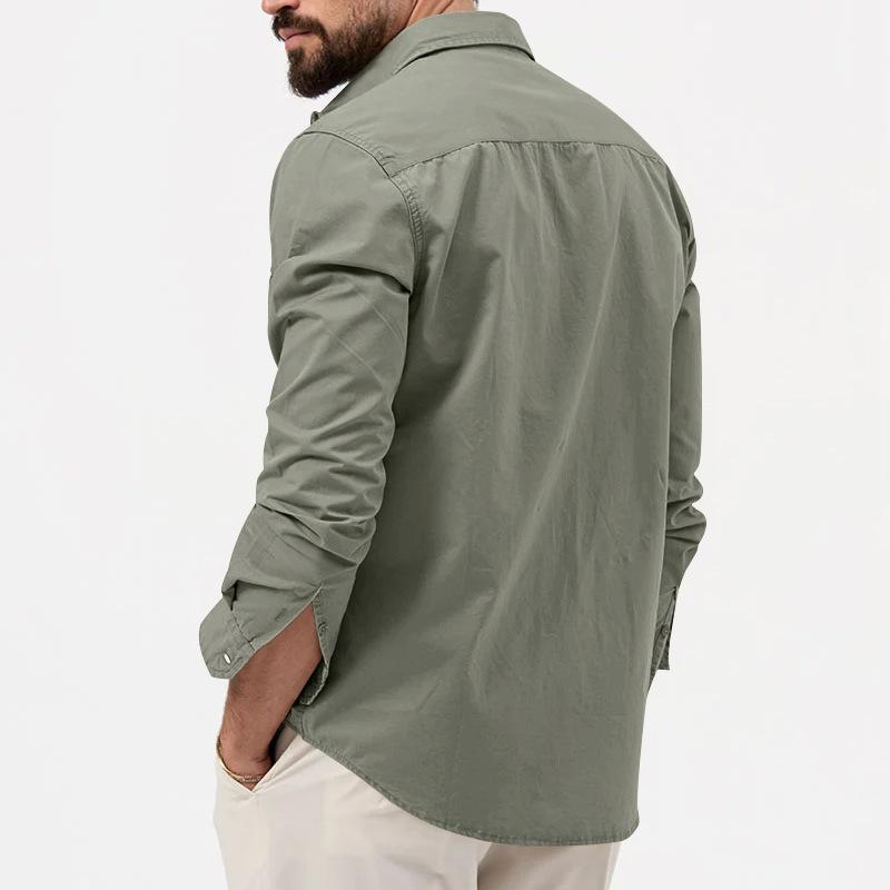 Julian – Cargo Button-Up Shirt - Image 9