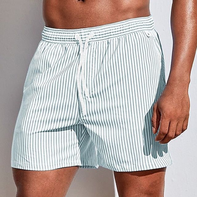 Ralf – Striped Swim Shorts - Image 1