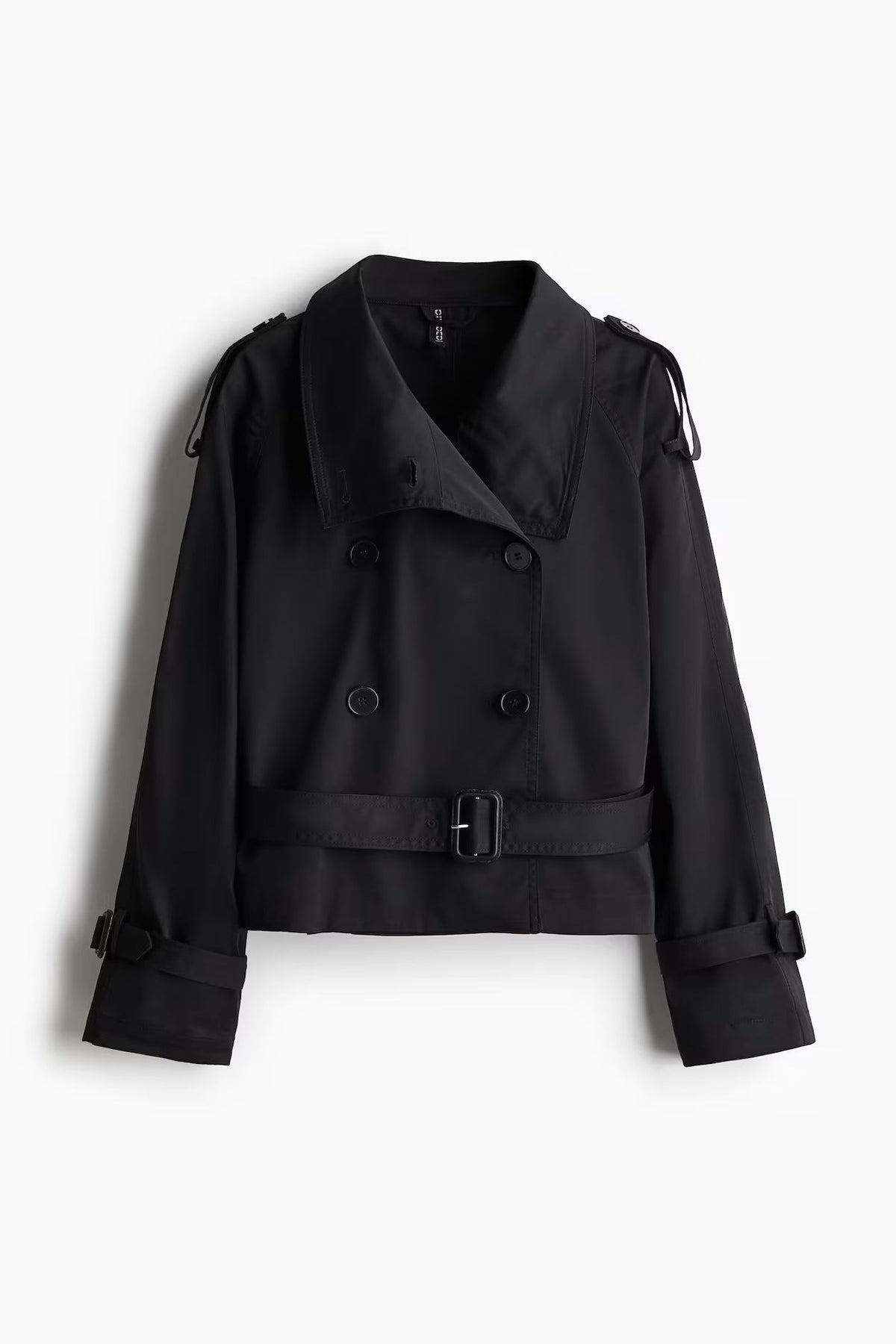 Modischer Damen-Trenchcoat mit Gürtel in der Taille - J&B - 3 - Atelier-Zofia