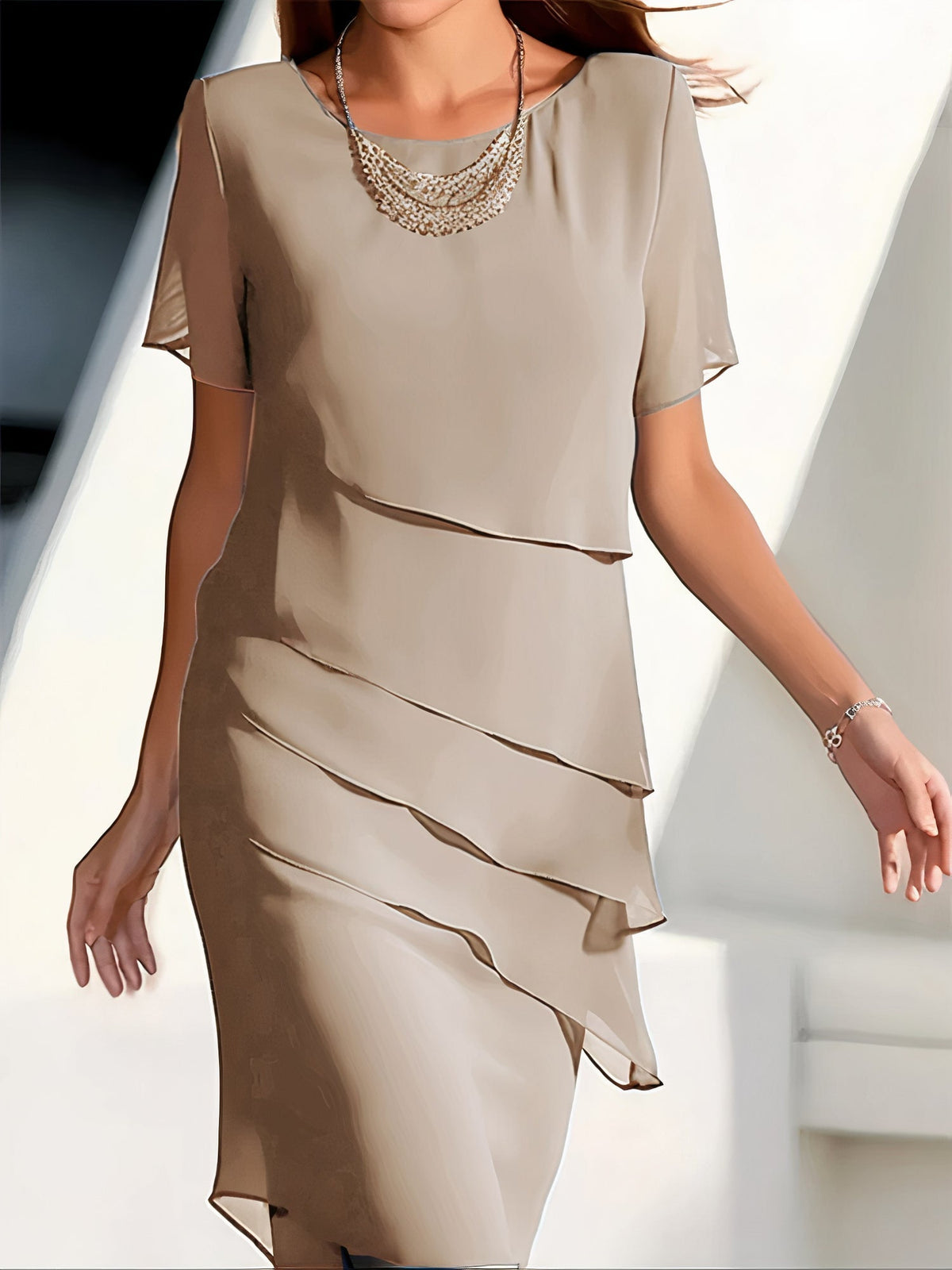 María – Elegancka sukienka damska midi na wyjątkowe okazje