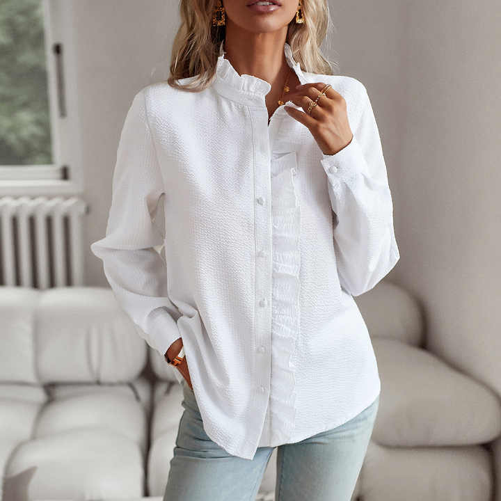 Johanne - Bluse - Rebellischer Stil - Bluse - Hellrosa - Müller Mode