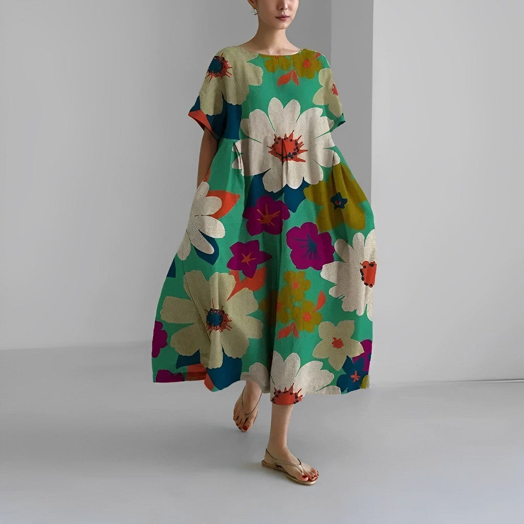 Vanessa – Loose Printed Dress - Image 10
