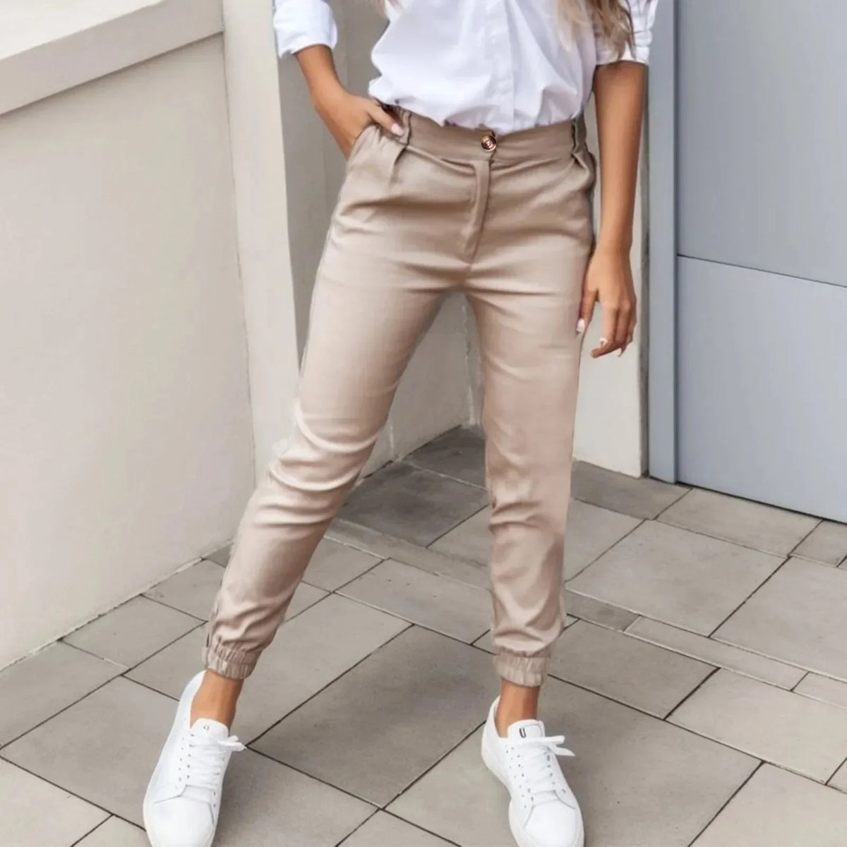 Winona - Jogger - Hose - Hohe Taille - Jogginghosen - Schwarz - Müller Mode