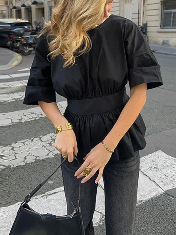 Sophia – Elegant Peplum Blouse - Image 3