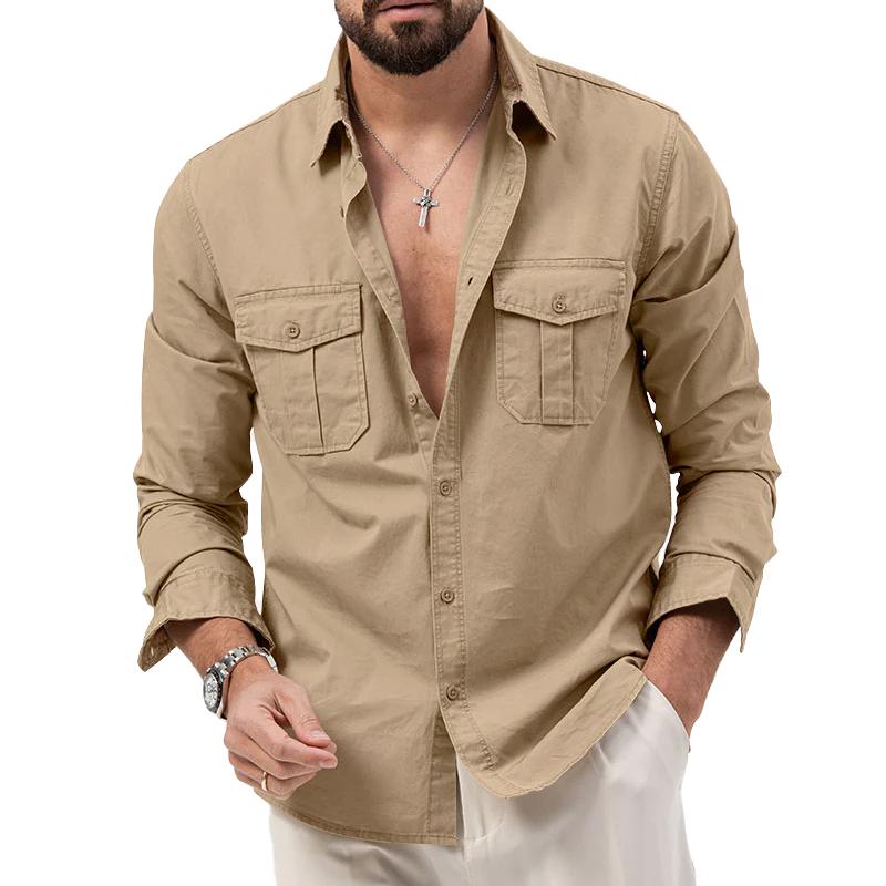 Julian – Cargo Button-Up Shirt - Image 1