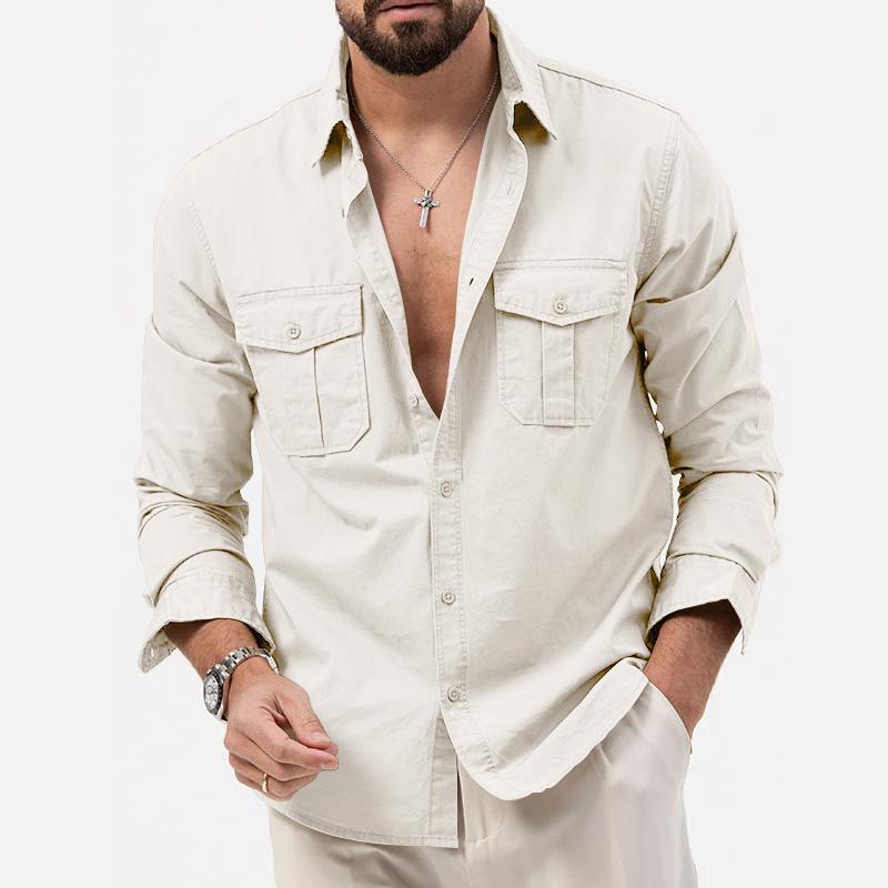 Julian – Cargo Button-Up Shirt - Image 15