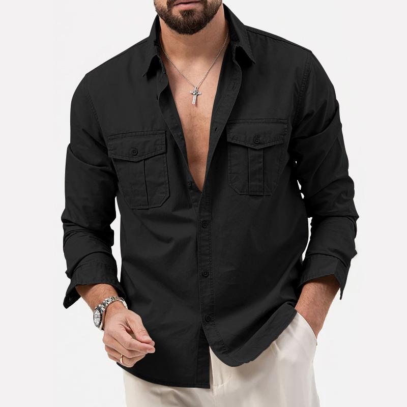 Julian – Cargo Button-Up Shirt - Image 13