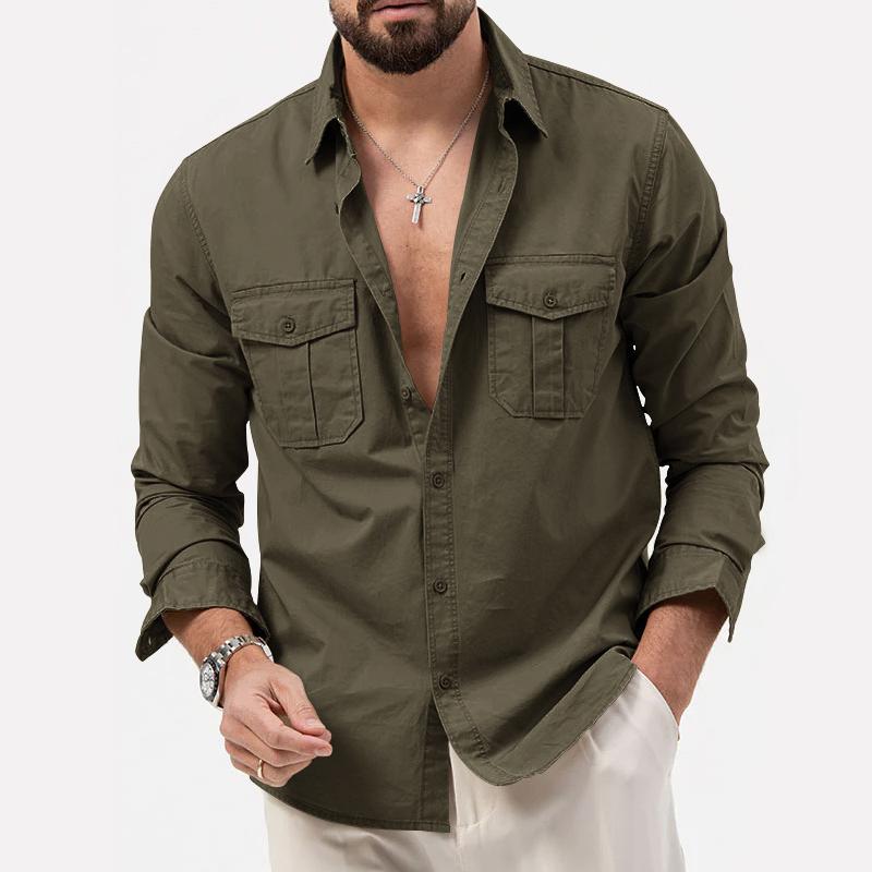 Julian – Cargo Button-Up Shirt - Image 14