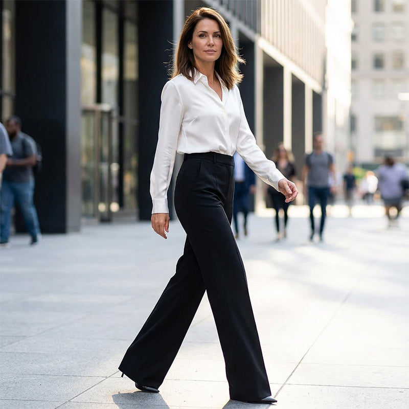 Karin – Elegant Wide-Leg Trousers - Image 9