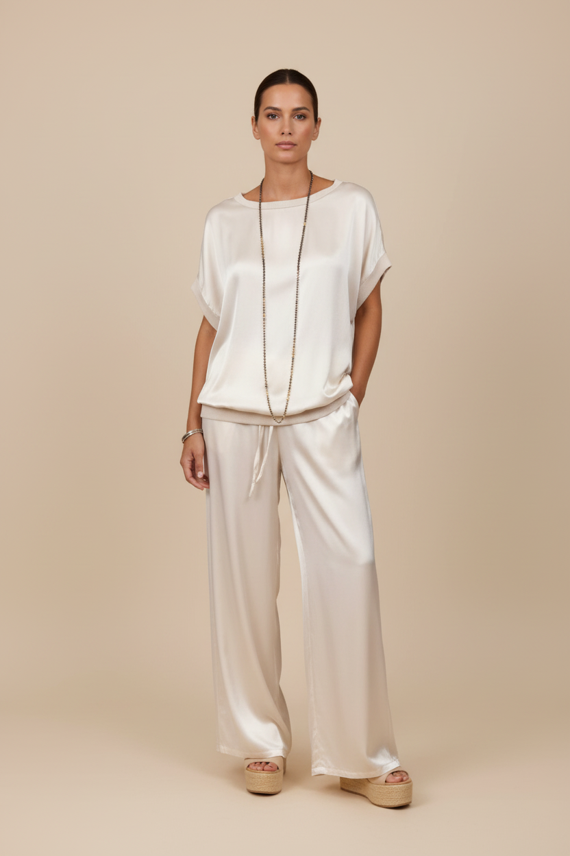 Carina – Women Satin Luxe Lounge Set - Image 3