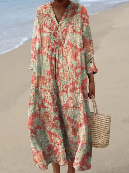 Britta – Vintage Floral Dress - Image 1